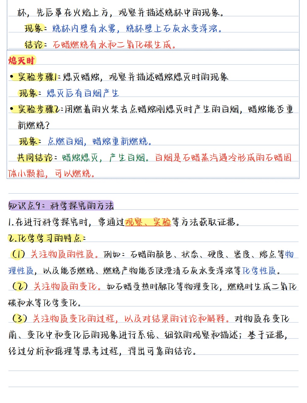 【精品学案】人教版九年级化学下要点汇总2026版《核心笔记》9年级上册
