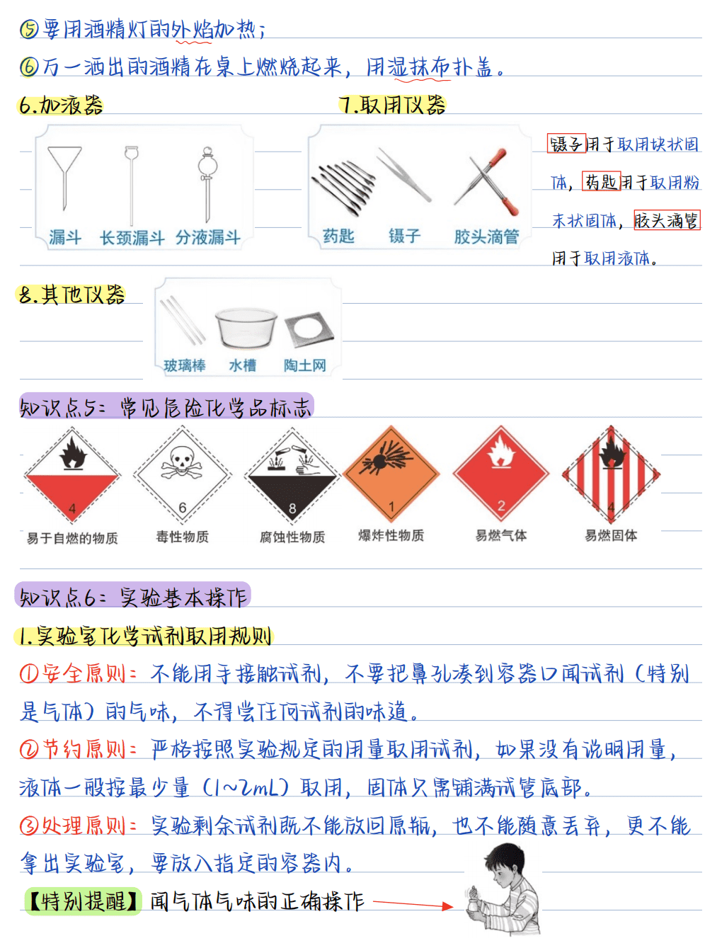 【精品学案】人教版九年级化学下要点汇总2026版《核心笔记》9年级上册
