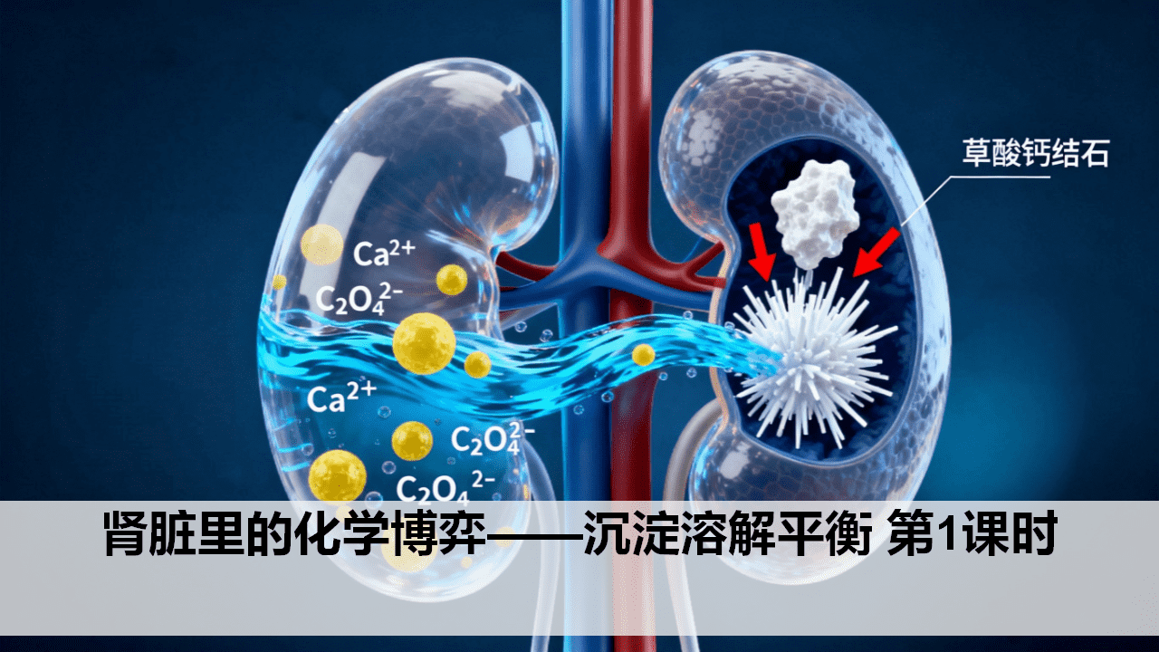 课件-省级优质课《肾脏里的化学博弈——沉淀溶解平衡第1课时》