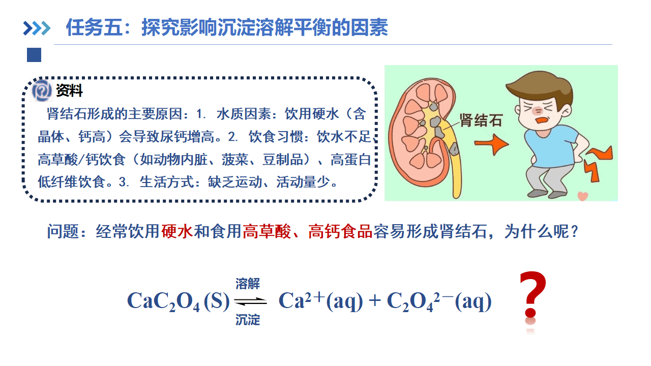 课件-省级优质课《肾脏里的化学博弈——沉淀溶解平衡第1课时》