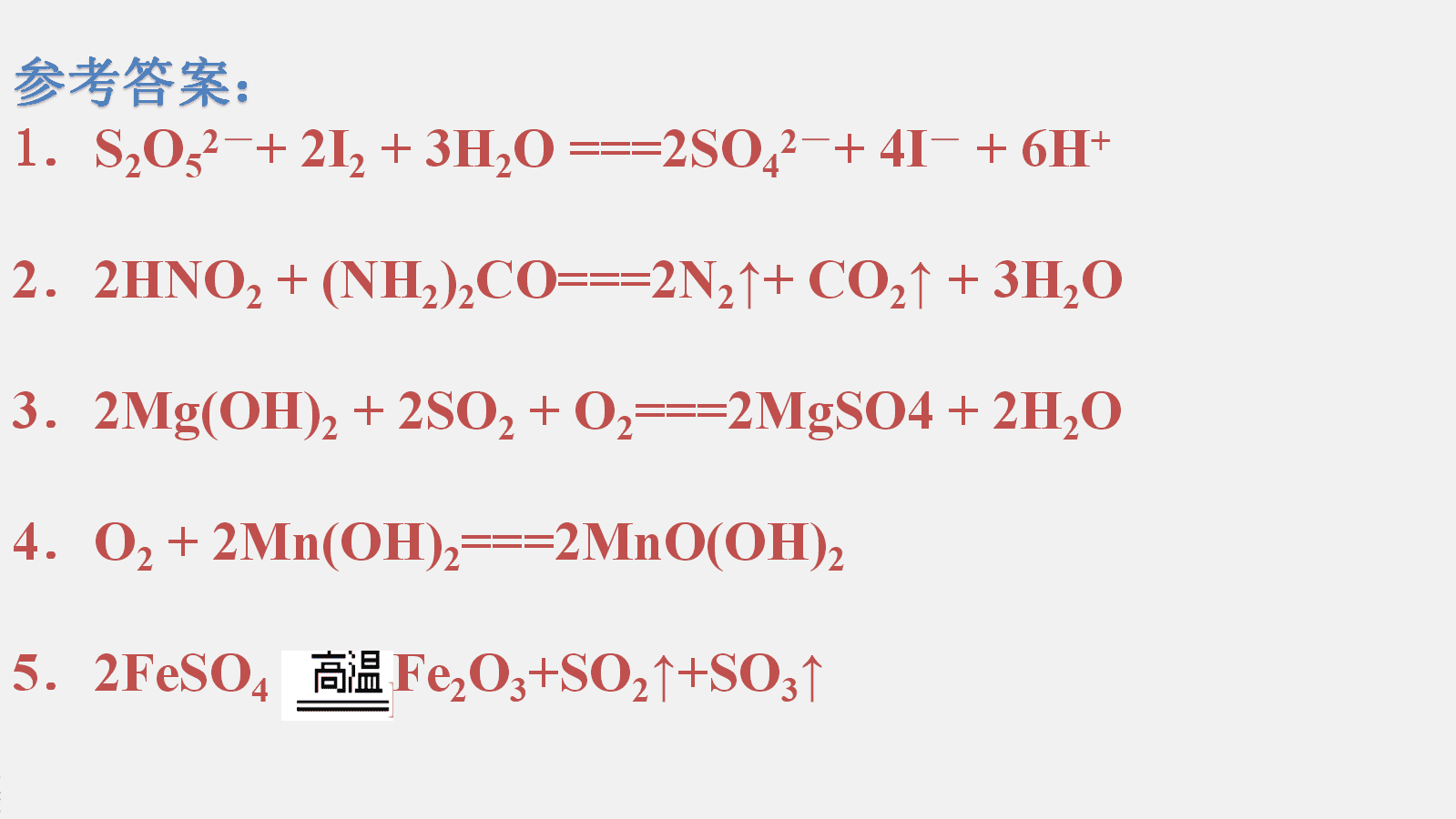 省级比赛高中化学优质课例《陌生方程式的书写》说课稿word及说课PPT下载