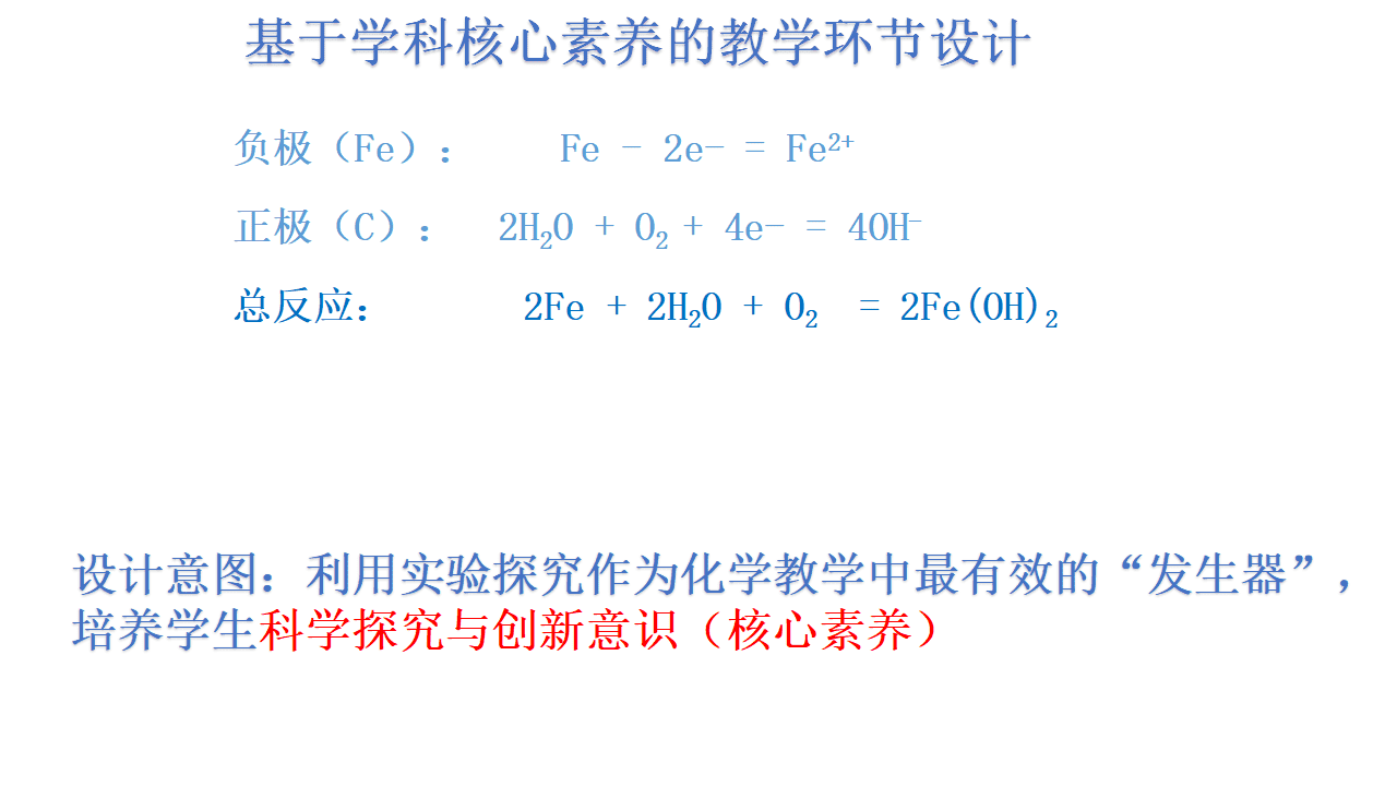 全国高中化学优质课大赛获奖说播课《金属的电化学腐蚀与防护》课件下载 全国高中化学优质课大赛获奖说播课《金属的电化学腐蚀与防护》课件下载