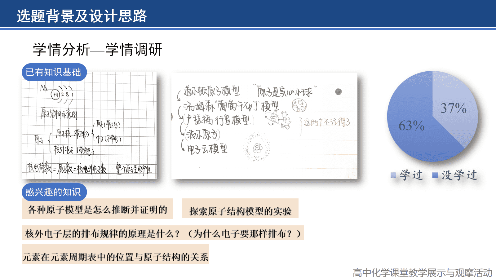 全国化学优质课《科学本质视域下的跨年级单元整体教学进阶实践-探秘原子结构》 全国化学优质课《科学本质视域下的跨年级单元整体教学进阶实践-探秘原子结构》