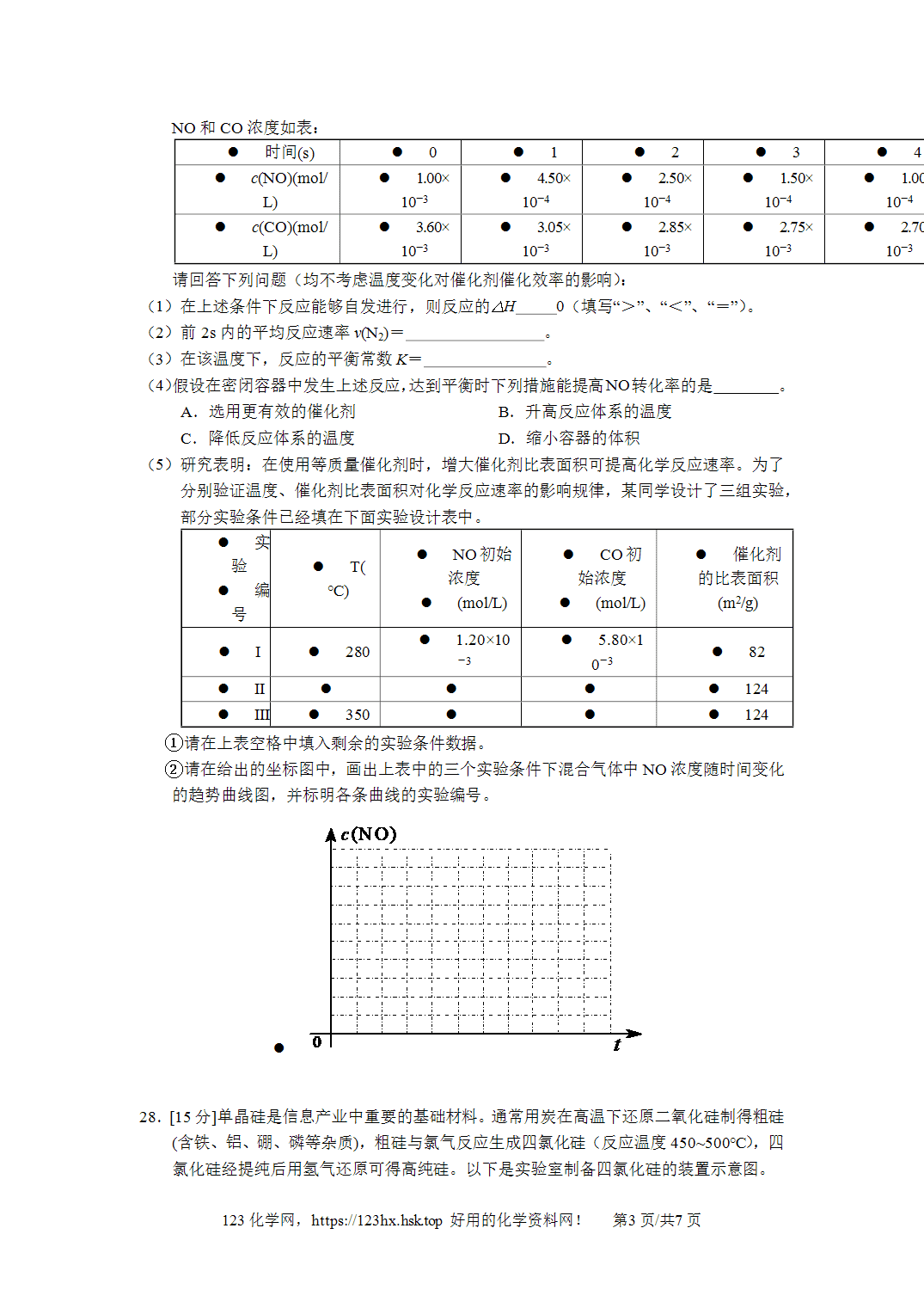 2009年高考化学试卷浙江卷解析卷含空白卷
