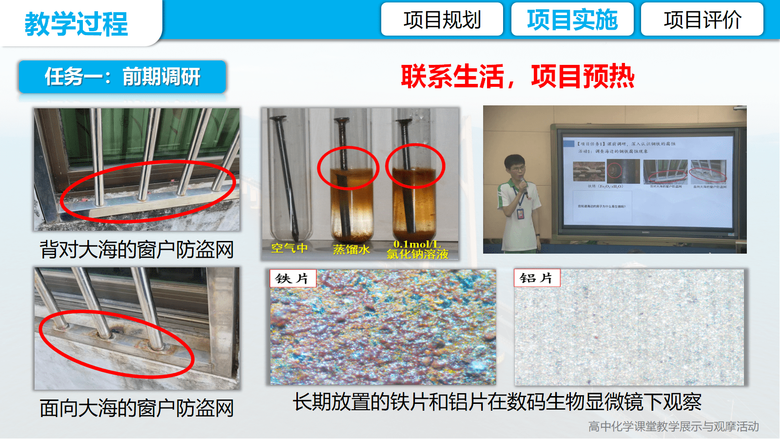 全国高中化学优质课竞赛《金属的腐蚀与防护项目式学习-海南未来跨海大桥防腐蚀方案设计》