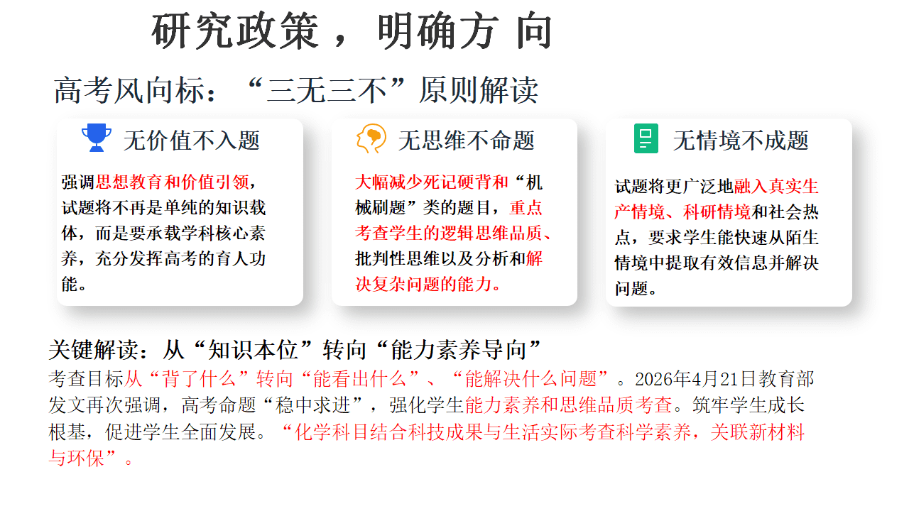 【专家讲座课件】2027年高考化学一轮复习备考策略及经验分享