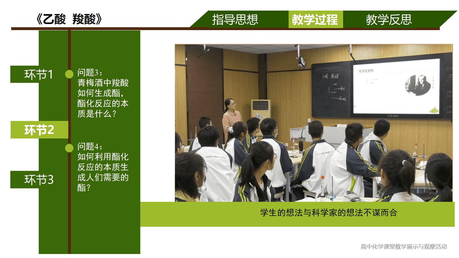 全国高中化学优质课竞赛课题苏教版《乙酸、羧酸》比赛视频及PPT课件 全国高中化学优质课竞赛课题苏教版《乙酸、羧酸》比赛视频及PPT课件
