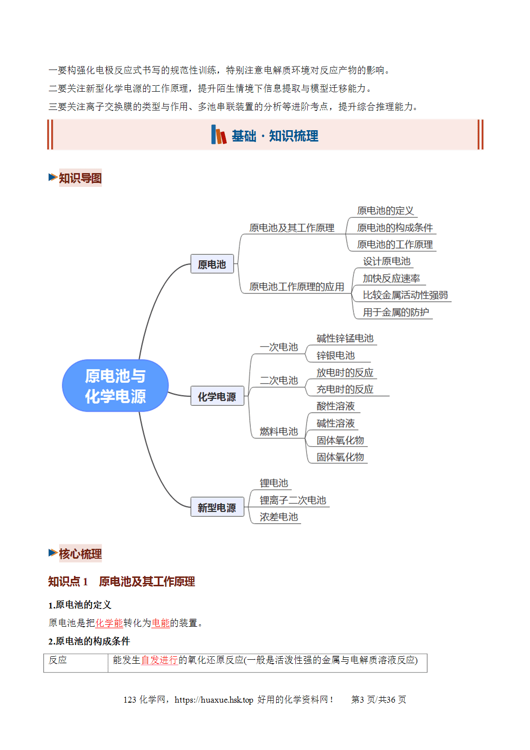[讲义+练习]2027年高考化学一轮复习系列《化学反应与能量》第02讲原电池、化学电源培优讲义解析版