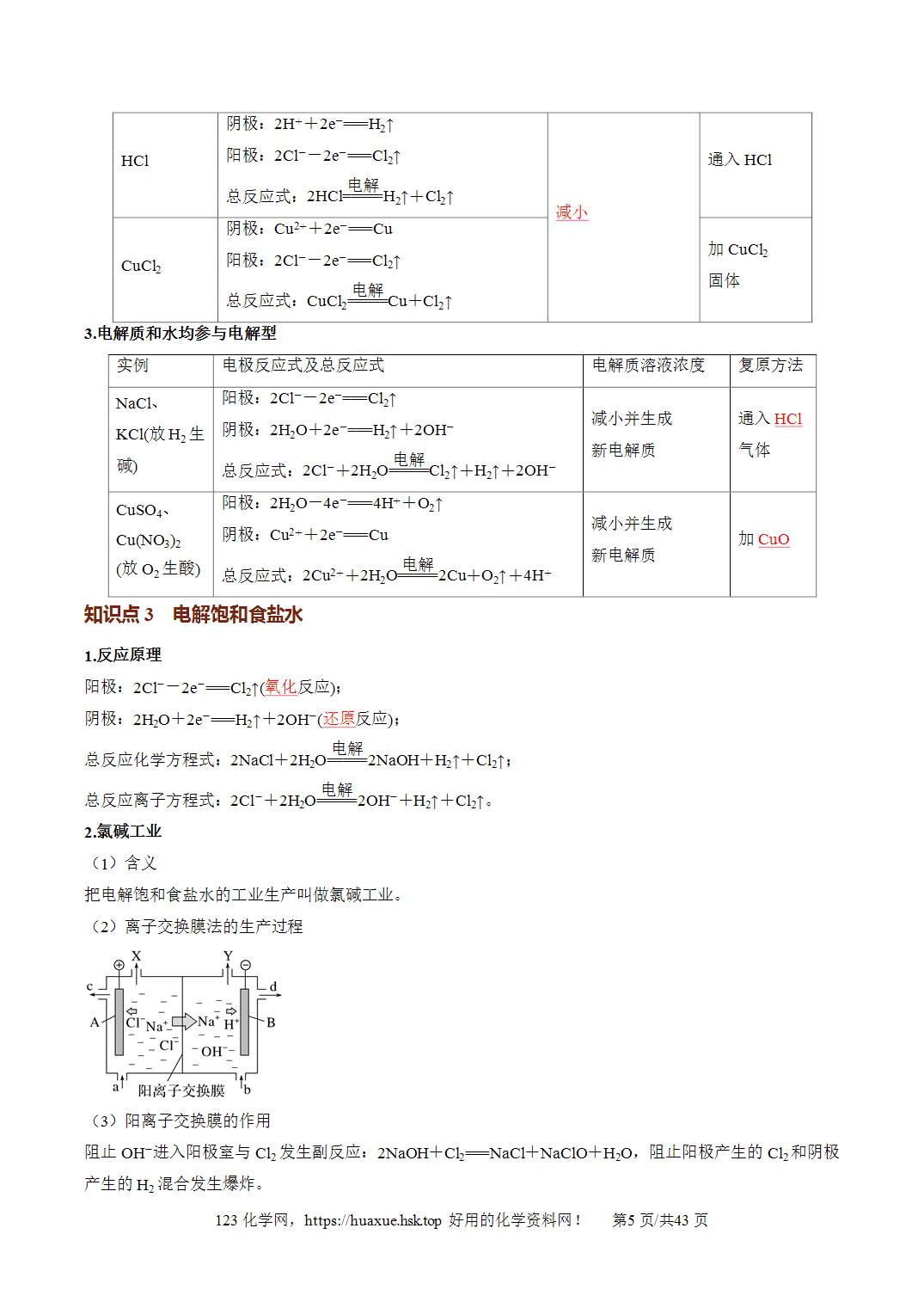 [讲义]高考化学一轮复习系列《电解池、金属的腐蚀与防护》培优讲义解析版