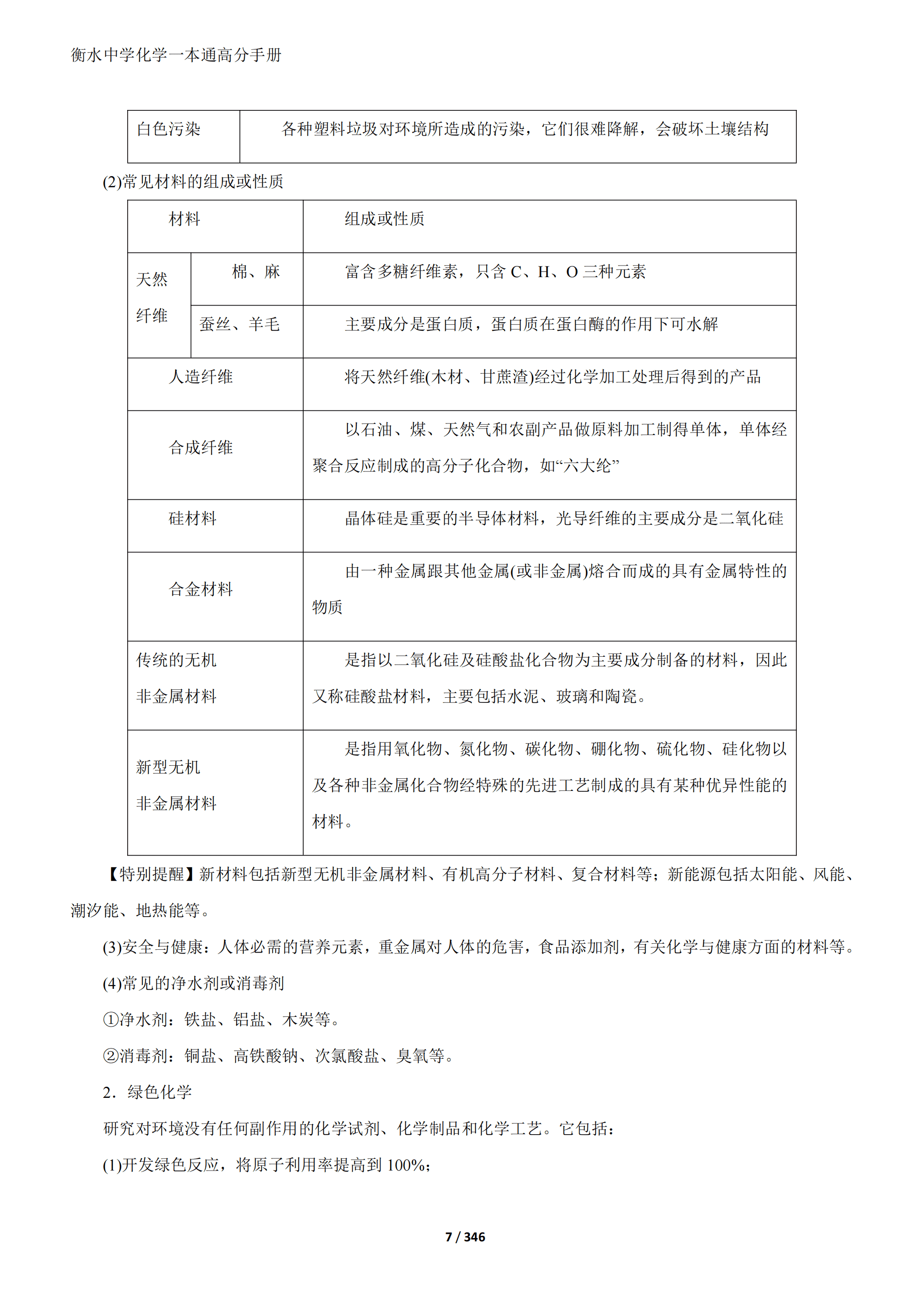 2026衡水中学内部辅导资料《衡水中学一本通》高考化学全面提升pdf版共364页