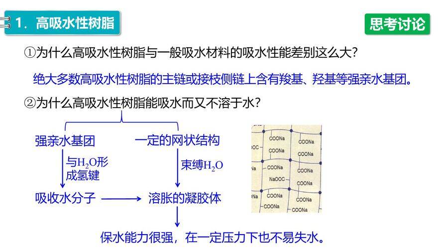 【优质课件】2025高中化学人教版选择性必修3《有机化学基础》第5章第2节第2课时 功能高分子材料-12