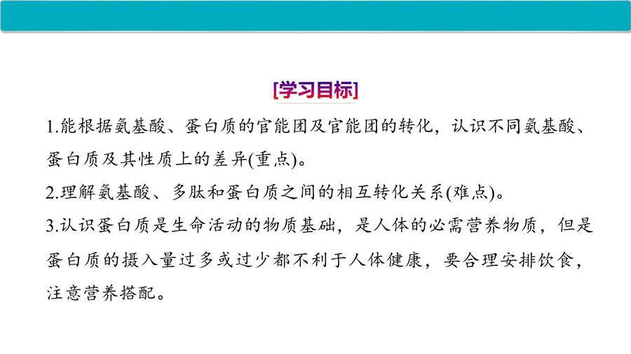【优质课件】2025高中化学人教版选择性必修3《有机化学基础》第4章第2节《蛋白质》