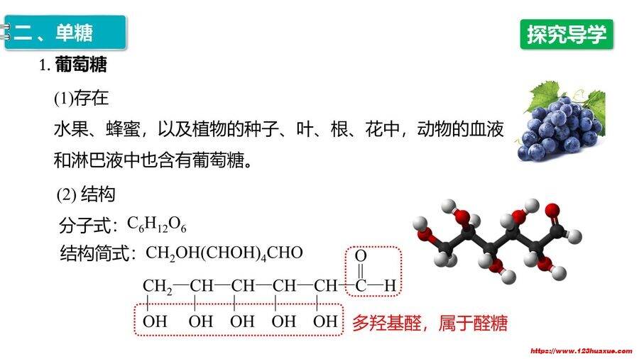 【优质课件】2025高中化学人教版选择性必修3《有机化学基础》第4章第1节《糖类》