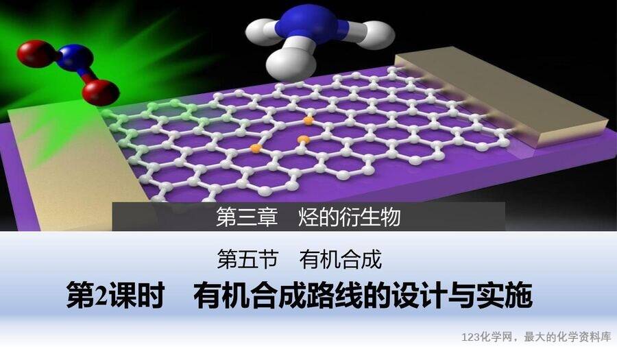 【优质课件】2025高中化学人教版选择性必修3《有机化学基础》第3章第5节第2课时《有机合成路线的设计与实施》