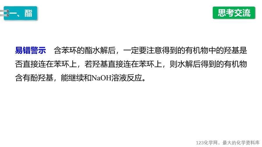 【优质课件】2025高中化学人教版选择性必修3《有机化学基础》第3章第4节第2课时《羧酸衍生物》