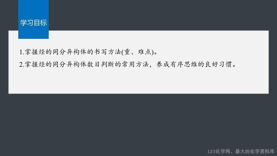 【优质课件】2025高中化学人教版选择性必修3《有机化学基础》第2章提升课3《烃的同分异构体的书写与数目判断》