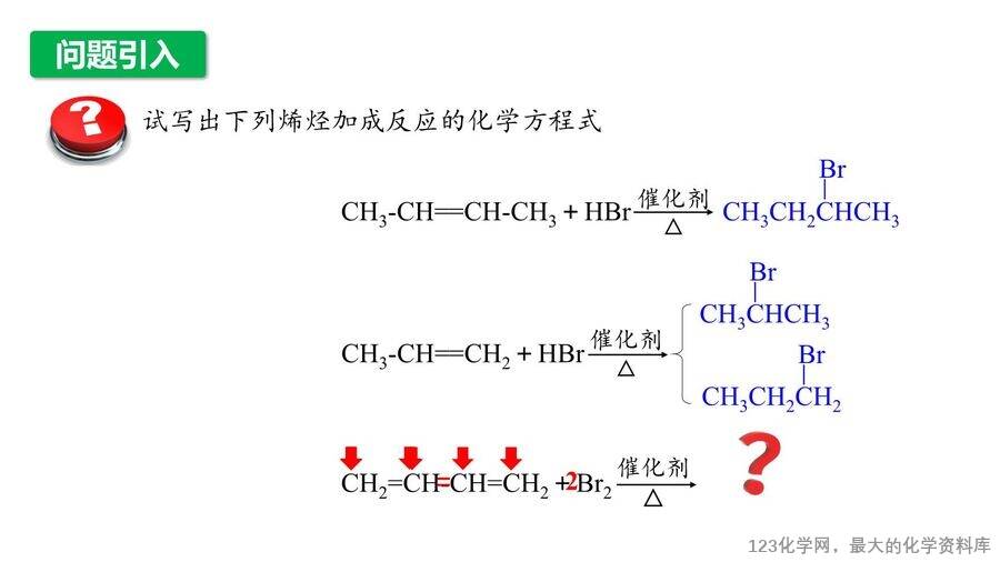 【优质课件】2025高中化学人教版选择性必修3《有机化学基础》第2章第2节第2课时《烯烃的加成、加聚及氧化规律》