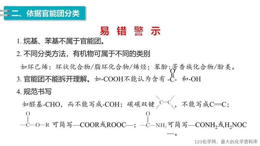 【优质课件】2025高中化学人教版选择性必修3《有机化学基础》第1章第1节第1课时《有机化合物的分类方法》