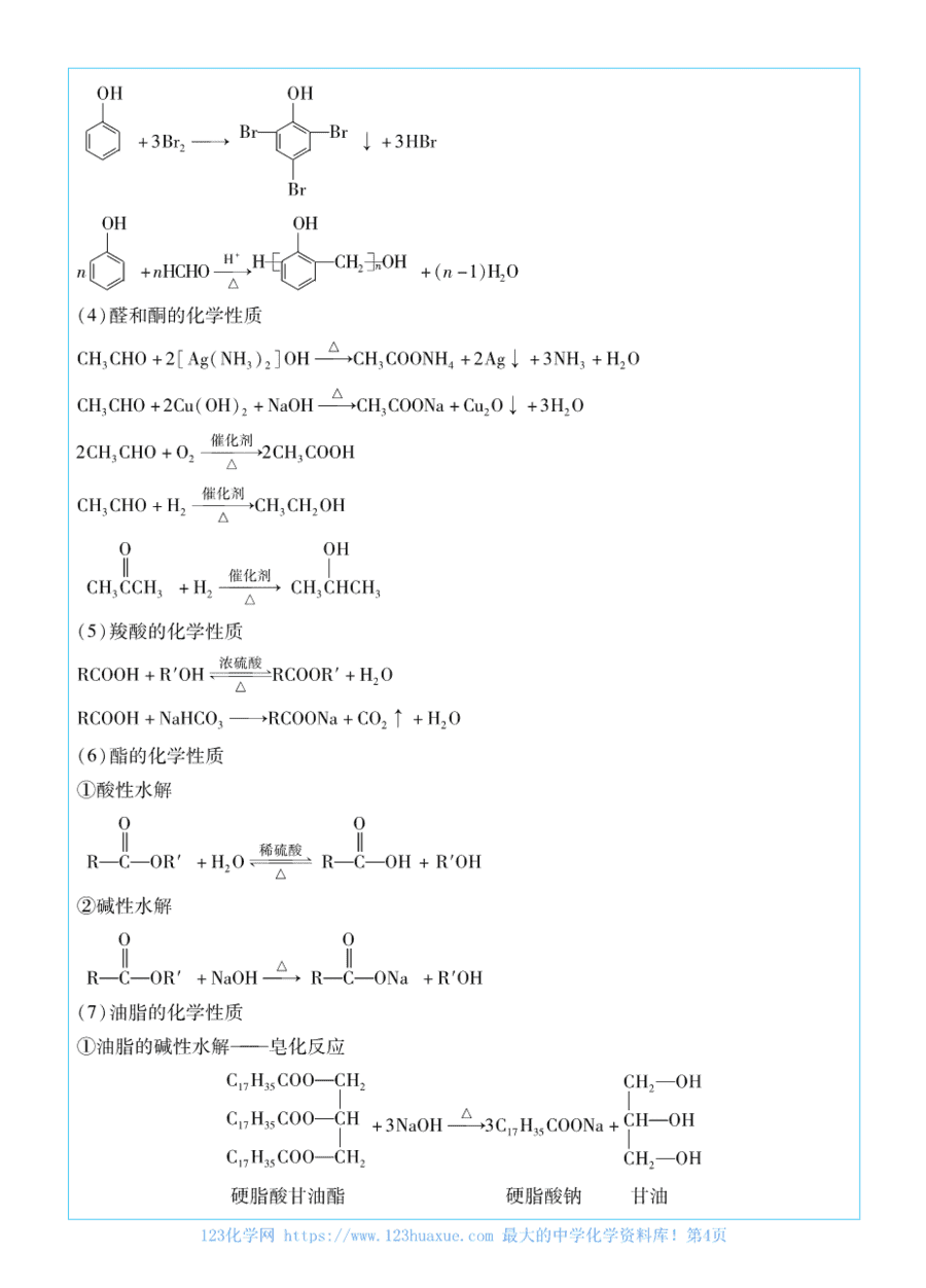 【学案】2025考前重点速记-化学选择性必修3《有机化学基础》人教版-金考卷单元双测卷