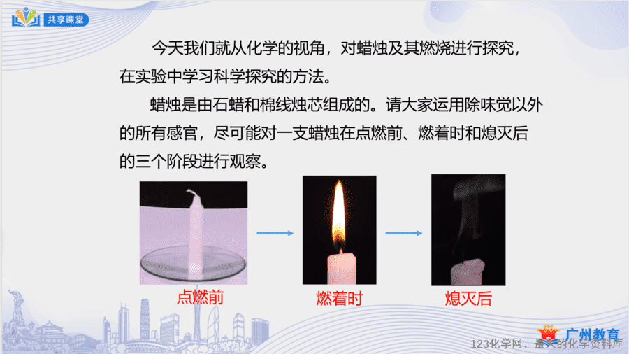 课时3_第一单元_课题2 第一课时 对蜡烛及其燃烧的探究-课件-5
