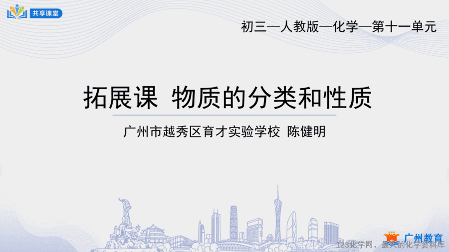 课时33_第十一单元 盐 化肥_拓展课 物质的分类与性质-课件-1