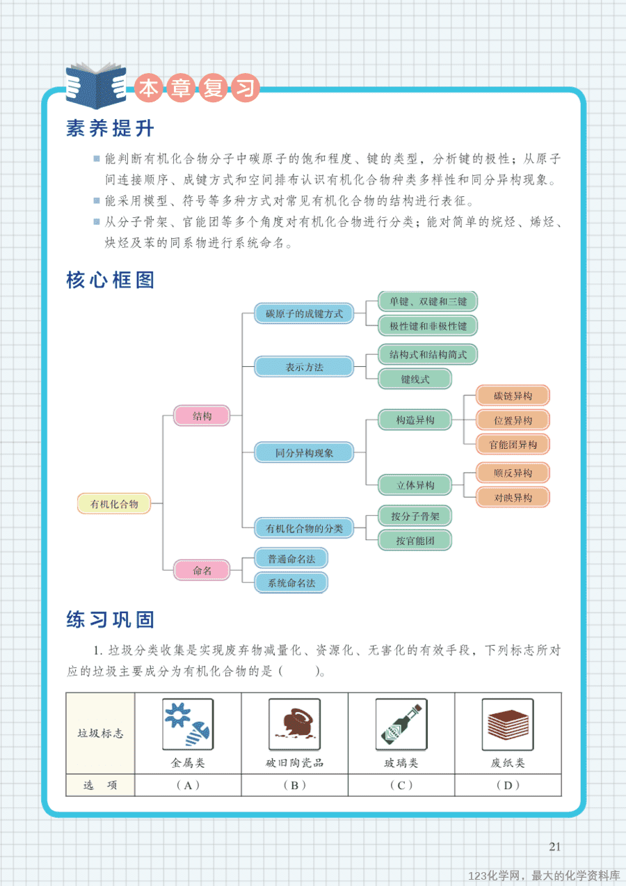 【电子教材】2025最新“沪科版”普通高中教科书《选择性必修3 有机化学基础》全网最高清pdf版