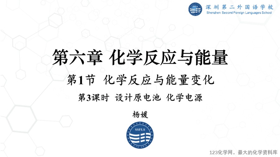 课时7468_设计原电池 化学电源-教学课件 必修第二册 第六章 第一节 第三课时 《设计原电池 化学电源》-2