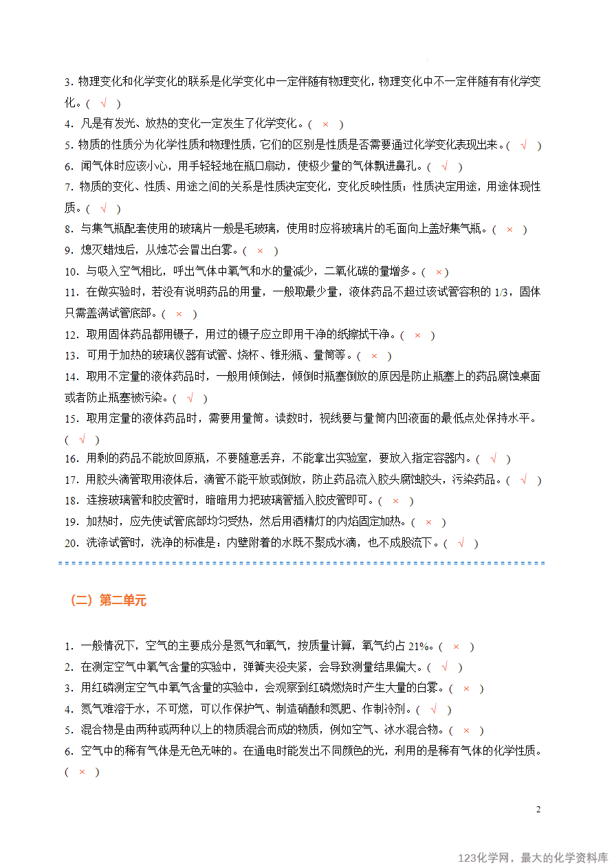 七大类中考化学易混易错知识点(解析版)-2