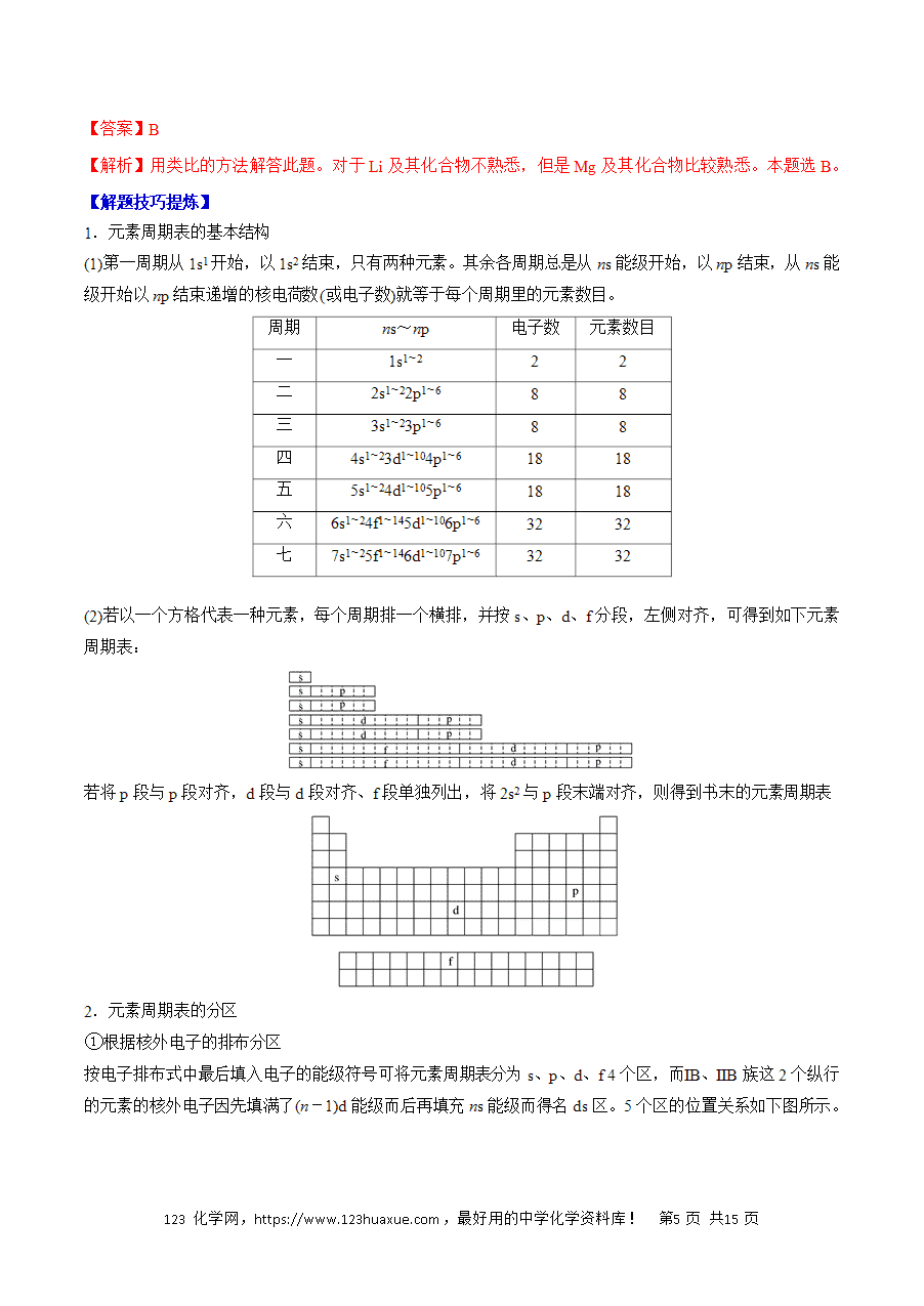 【练习】2025高二下学期期中期末化学必考题精准练必考点02 原子结构与元素的性质解析版-5