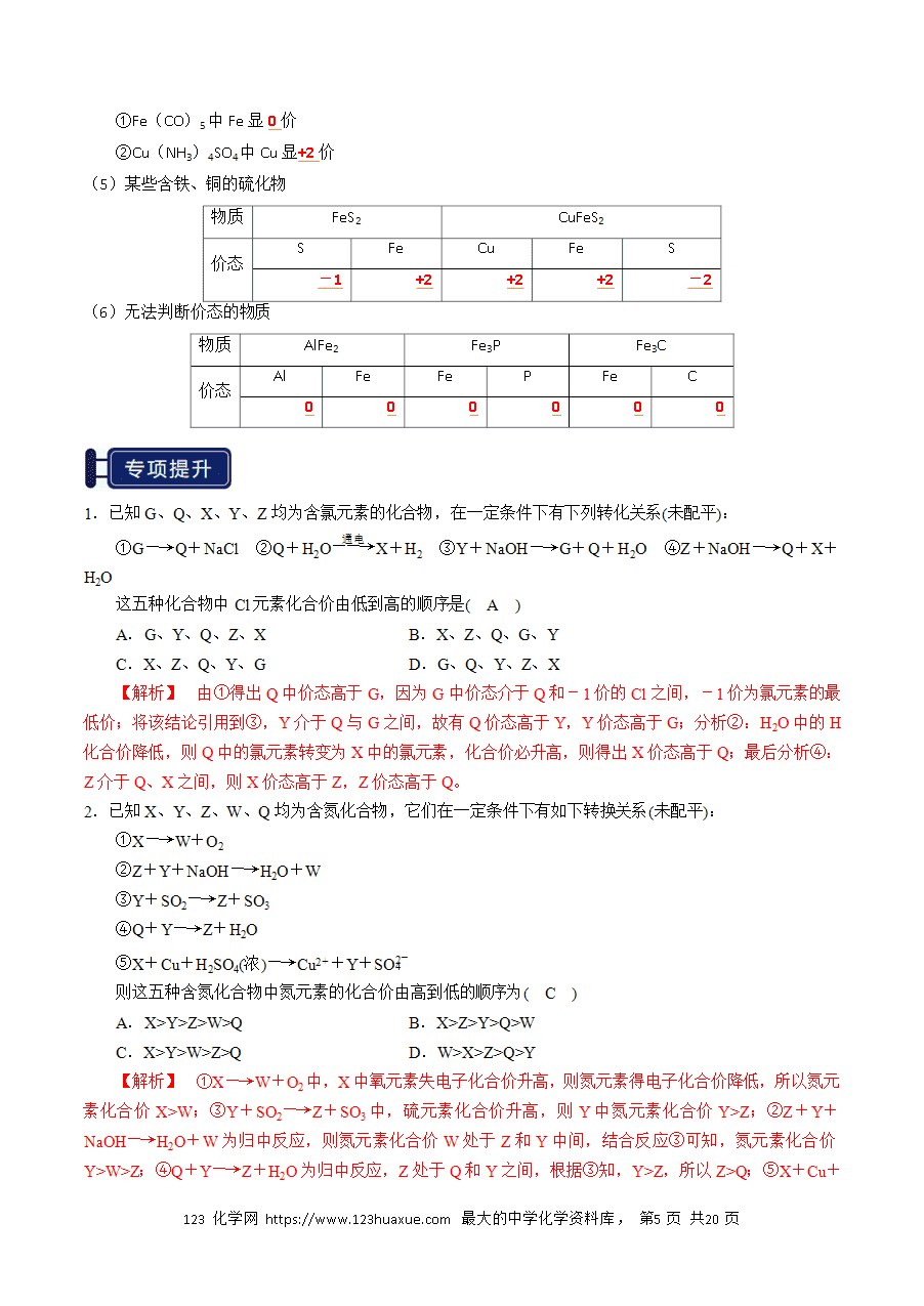 【精品学案】2026年高考化学一轮复习知识清单03 氧化还原反应（解析版）