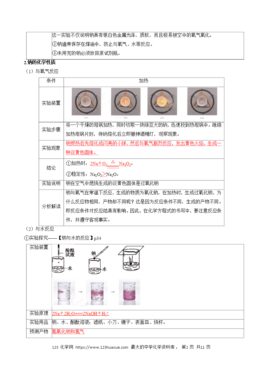 【精品学案】2025年高考化学教材重点实验复习清单专题02 常见金属及其应用（教师版）