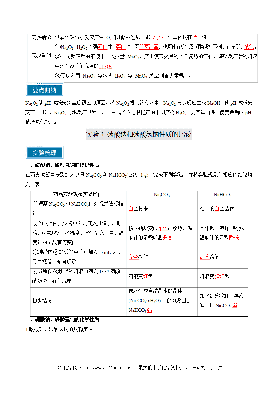 【精品学案】2025年高考化学教材重点实验复习清单专题02 常见金属及其应用（教师版）