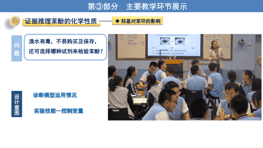 【说播课】高中化学说课比赛《苯酚——证据推理与模型认知导向的深度学习》山东省烟台第二中学刘燕