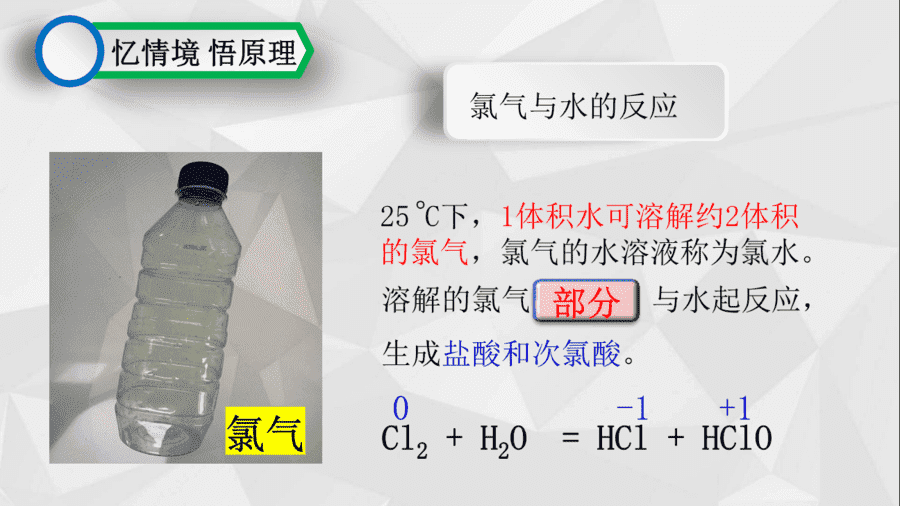 【说播课】高中化学说课比赛《氯气的性质》兖州区第一中学 蔡贝贝