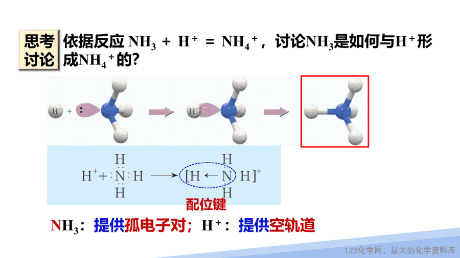 【课件】2025高二化学人教版选择性必修2《物质结构与性质》第3章第4节《配合物与超分子》第1课时