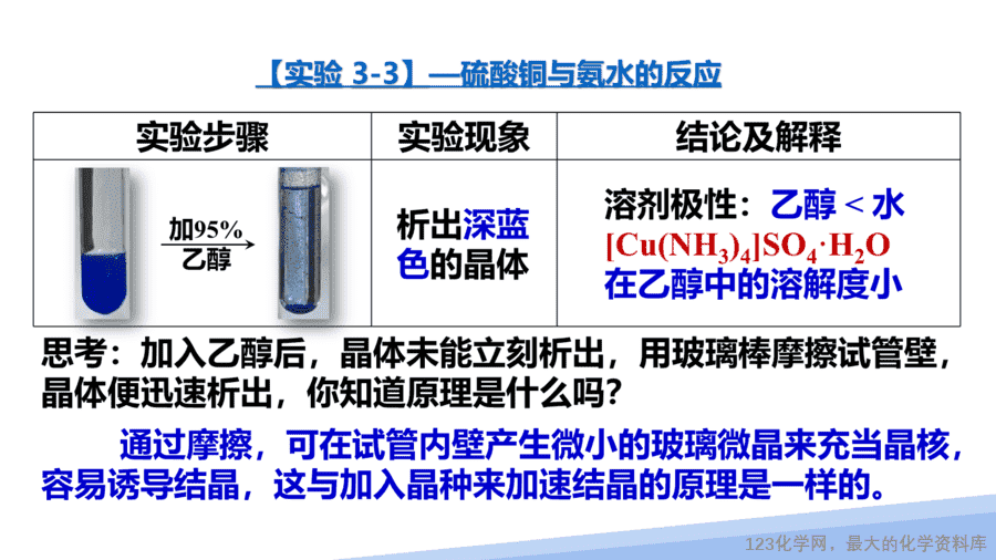 【课件】2025高二化学人教版选择性必修2《物质结构与性质》第3章第4节《配合物与超分子》第1课时