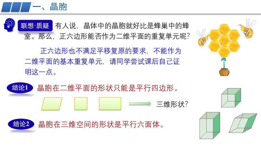 幻灯片8 【优质课件】高中化学人教版选择性必修2物质结构与性质第三章第一节第2课时《晶胞、晶体结构的测定》