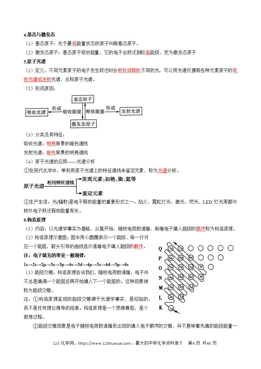 【精品学案】2025年高考化学冲刺抢押秘籍之抢分法宝1回归教材用心看(4)选择性必修2word版含答案-4