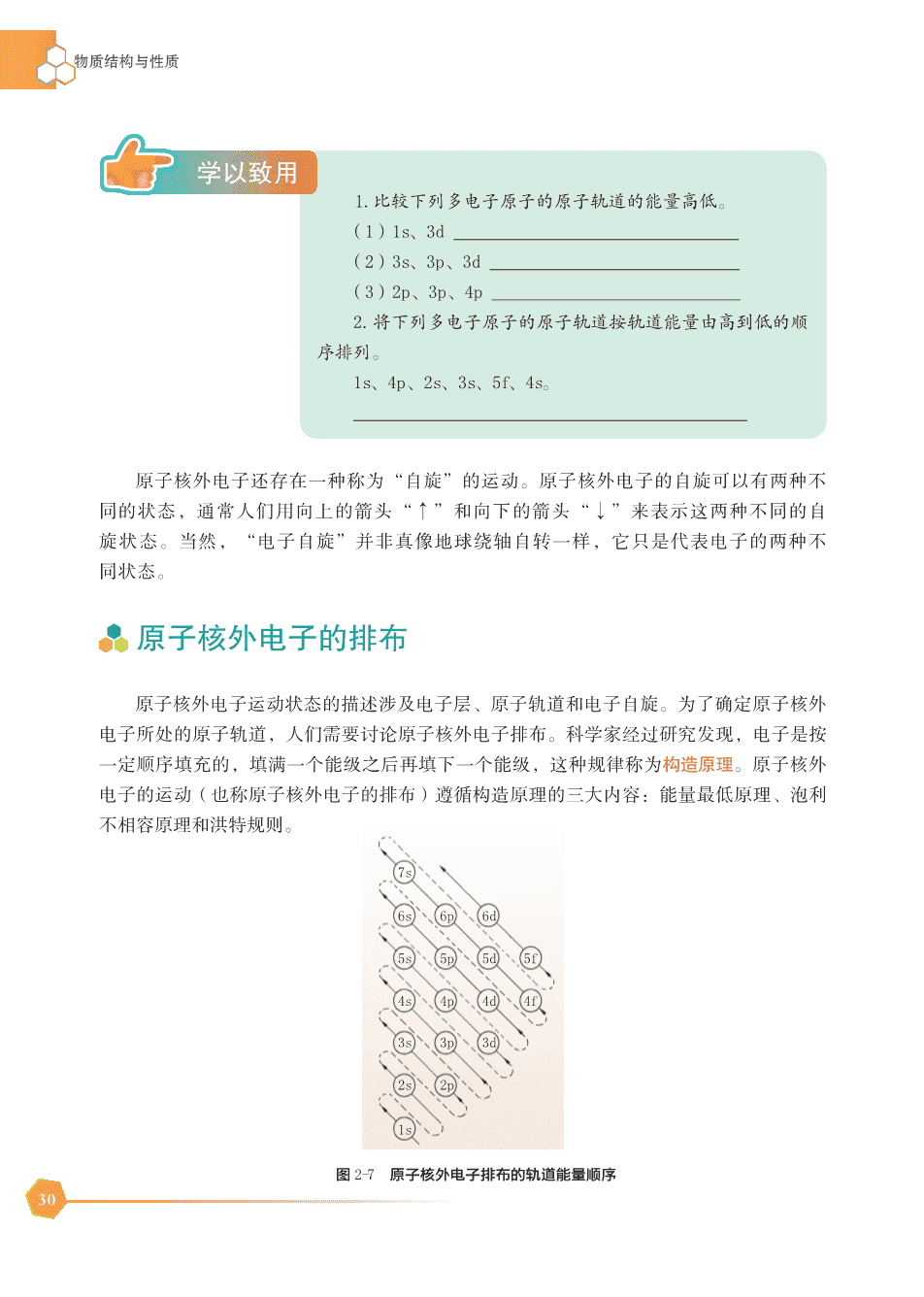 【电子课本】最新版全网最高清“苏教版”普通高中教科书化学选择性必修2《物质结构与性质》