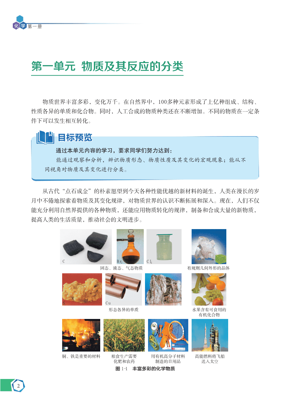 【电子课本】最新版全网最高清“苏教版”普通高中教科书化学《必修第一册》