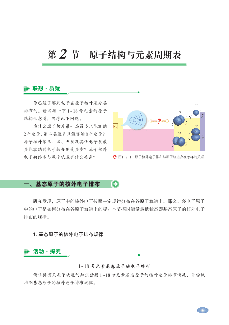 【电子课本】最新版全网最高清“鲁科版”普通高中教科书化学选择性必修2《物质结构与性质》
