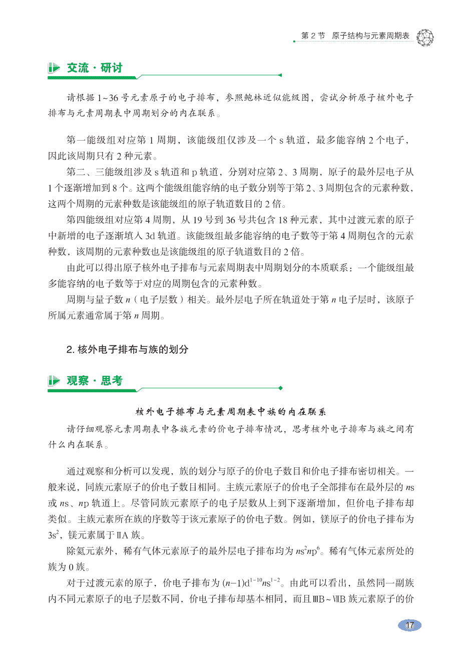 【电子课本】最新版全网最高清“鲁科版”普通高中教科书化学选择性必修2《物质结构与性质》