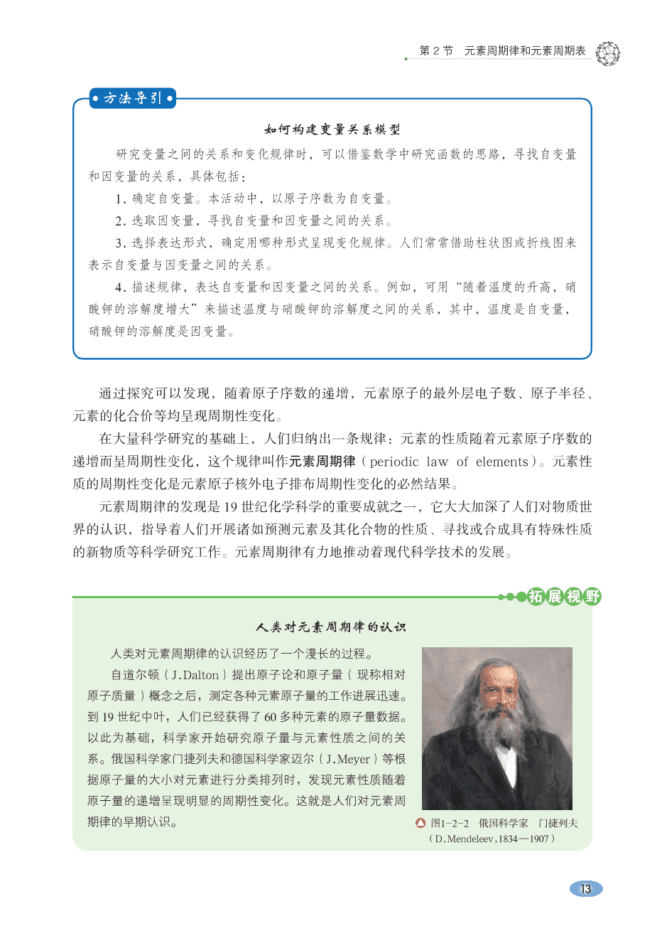 【电子课本】最新版全网最高清“鲁科版”普通高中教科书化学《必修第二册》