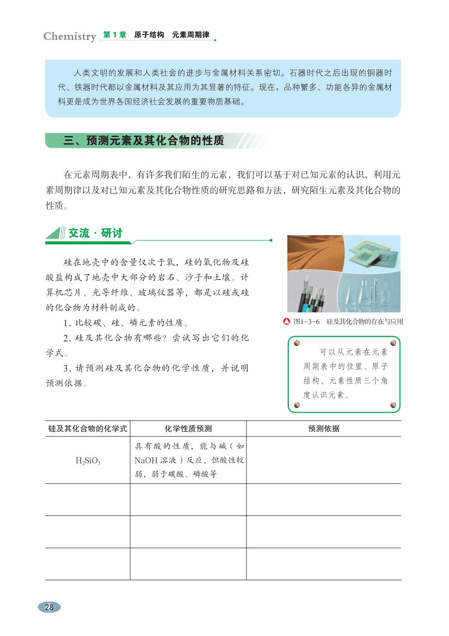 【电子课本】最新版全网最高清“鲁科版”普通高中教科书化学《必修第二册》