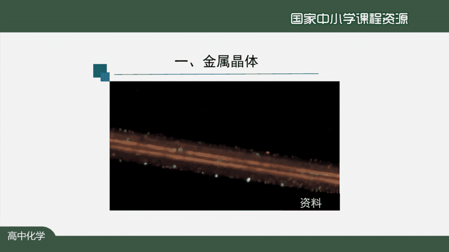【课件+教案+习题+任务单】国家云课堂优质课1208高二化学(人教版)金属晶体与离子晶体(第一课时)