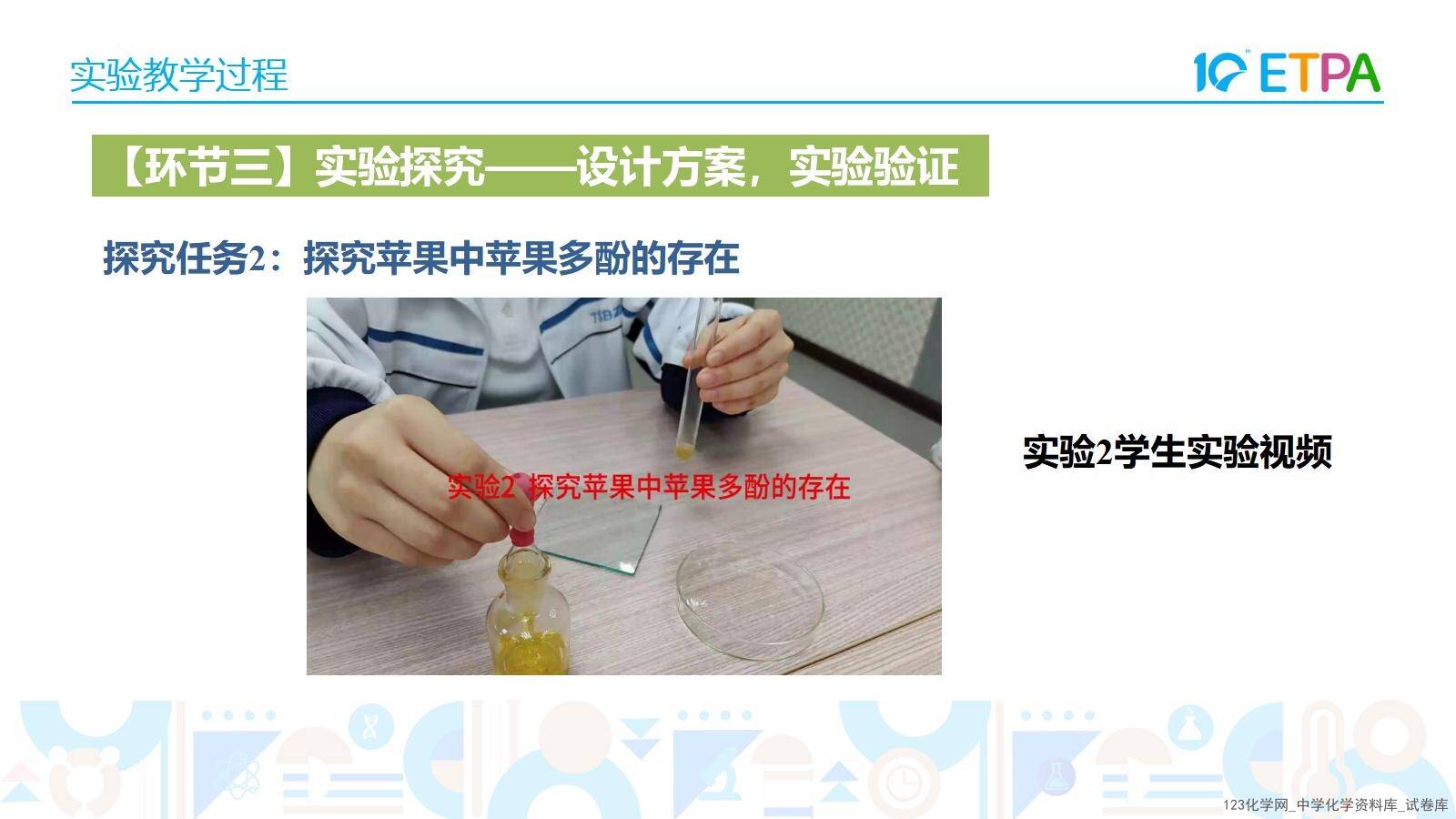 第十届全国中小学化学实验教学说课活动《苹果褐变原因的实验探究》课件下载唐山市第八中学