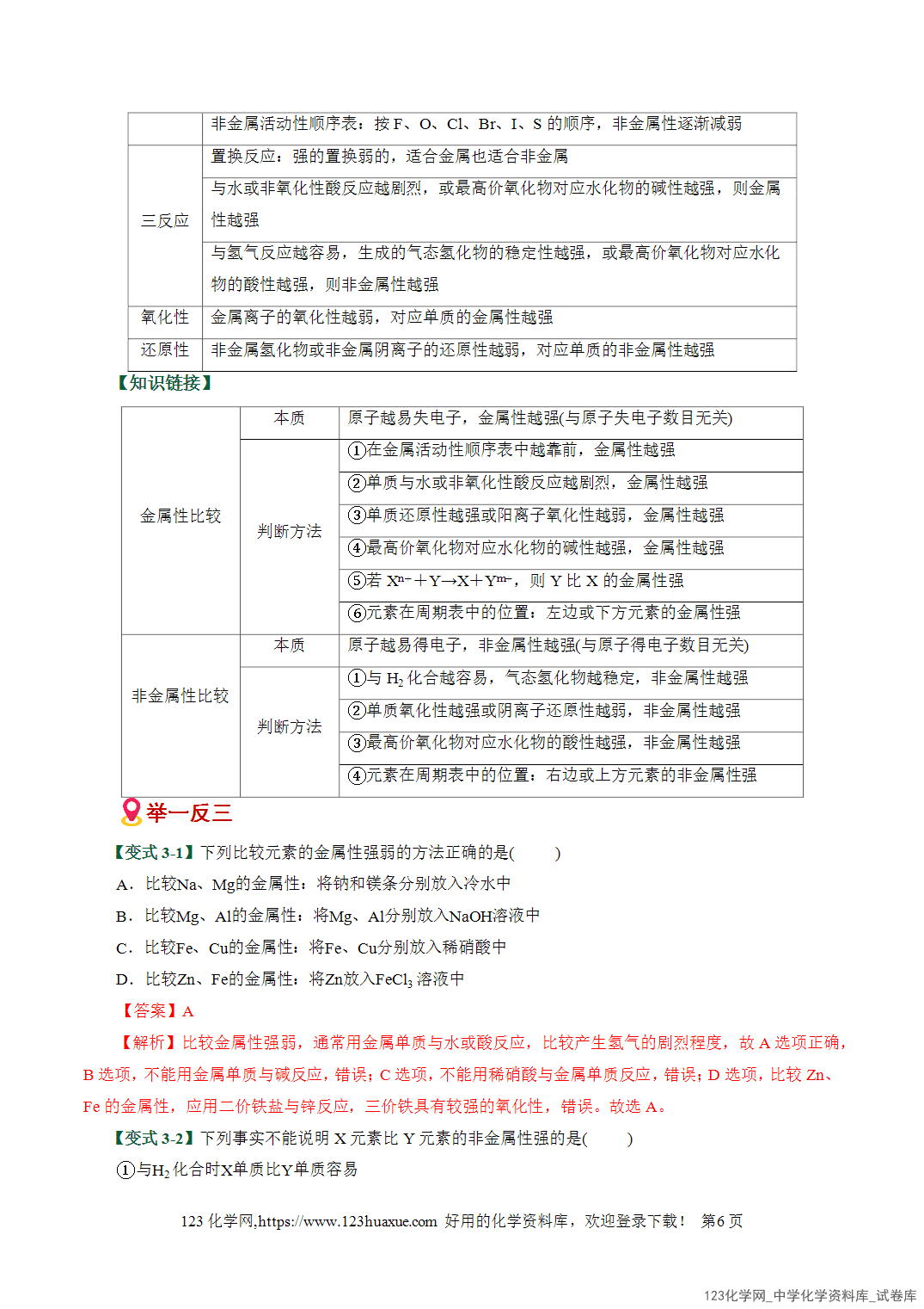 【学案+练习】2026高考化学二轮复习易错题专练08元素推断与周期律应用盲点全国通用教师版