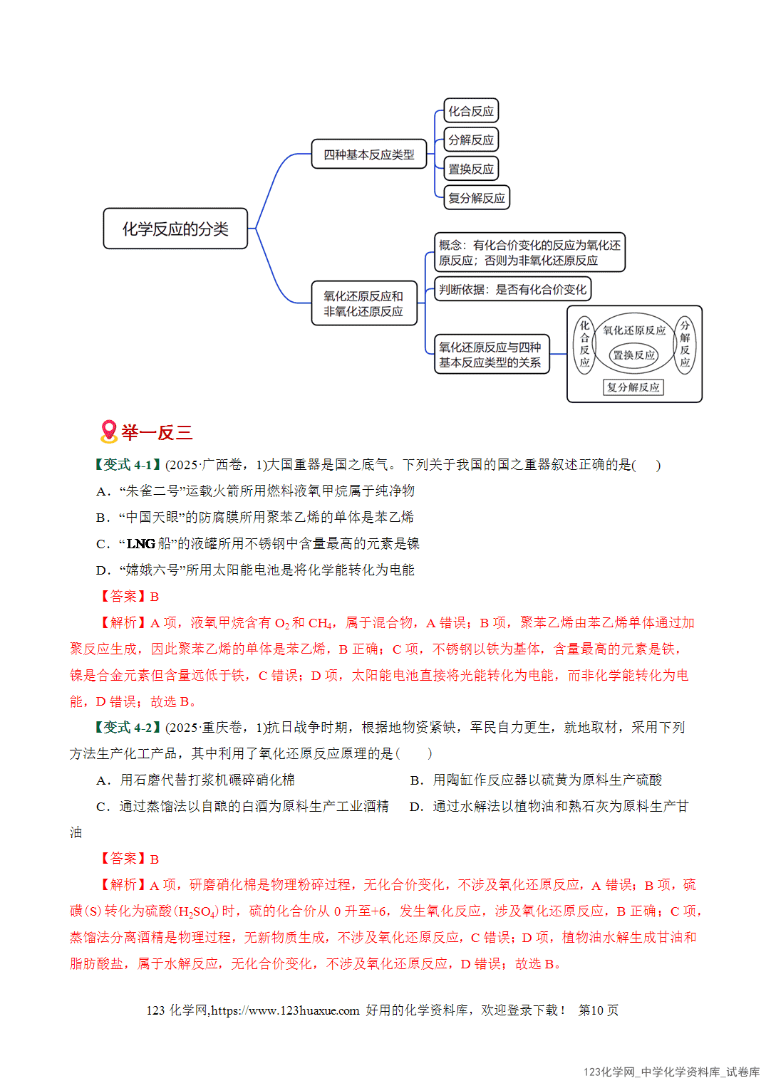 2026高考化学易错题专练01化学与STEE、传统文化失分点避坑全国通用教师版-10 【学案+练习】2026高考化学二轮复习易错题专练01化学与STSE、传统文化失分点避坑全国通用教师版