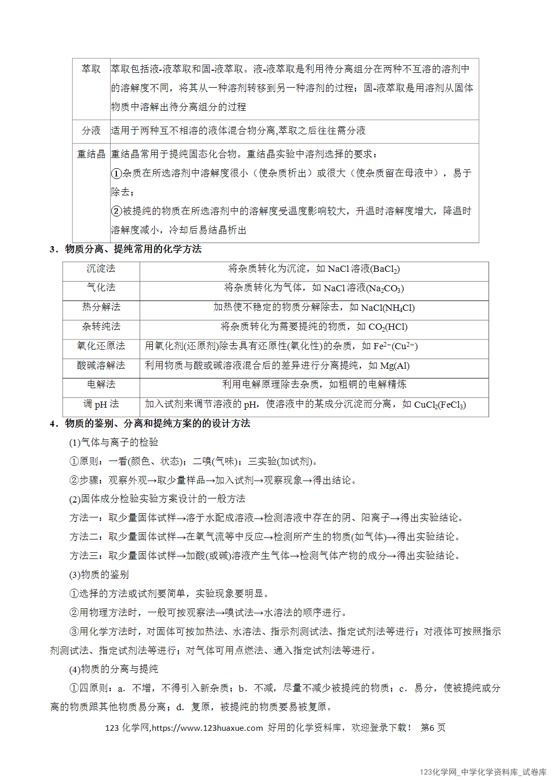 清单07化学实验方案设计与评价知识·方法·能力清单教师版-6 【学案+练习】2026年高考化学二轮复习知识·方法·能力清单07化学实验方案设计与评价教师版