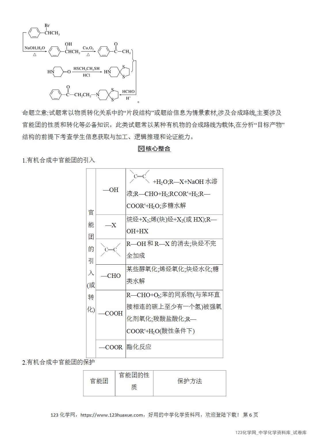 【精品练习】2026年高考化学二轮复习《有机化学》题型突破4有机合成路线的设计word版含答案